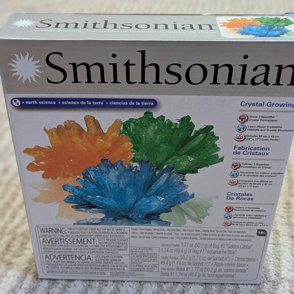 NEW Smithsonian Beautiful Crystal Growing Kit - Sealed - Picture 4 of 8